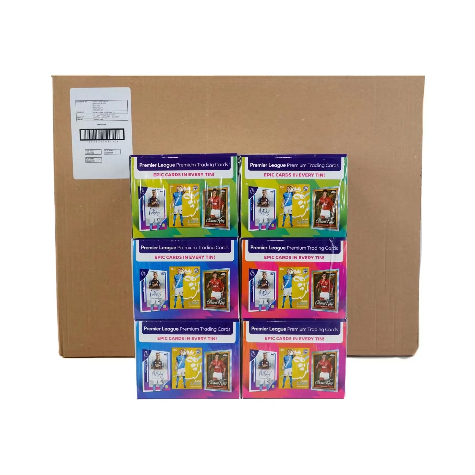 DRAFT - 2026 Topps Premier League EPL Soccer Super 24-Tin Case