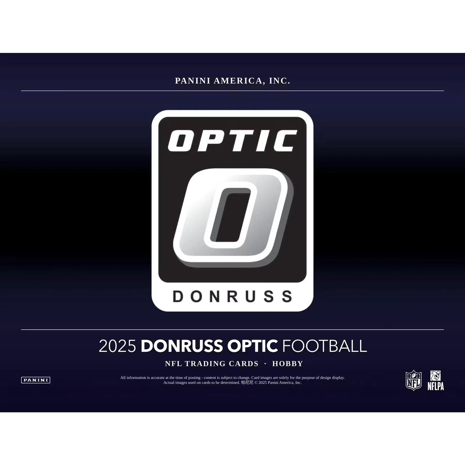 DRAFT - 2025 Panini Donruss Optic Football Hobby Box