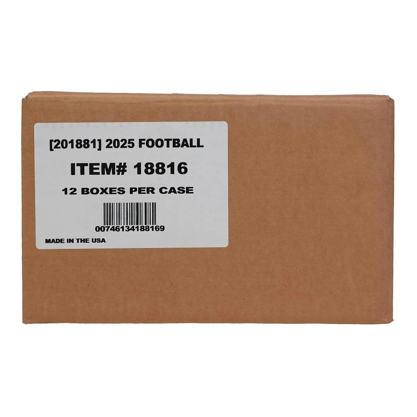 DRAFT - New 2025 Panini Donruss Optic Football Hobby 12-Box Case
