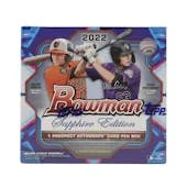 DRAFT - Just In 2022 Bowman Baseball Sapphire Edition Hobby Box