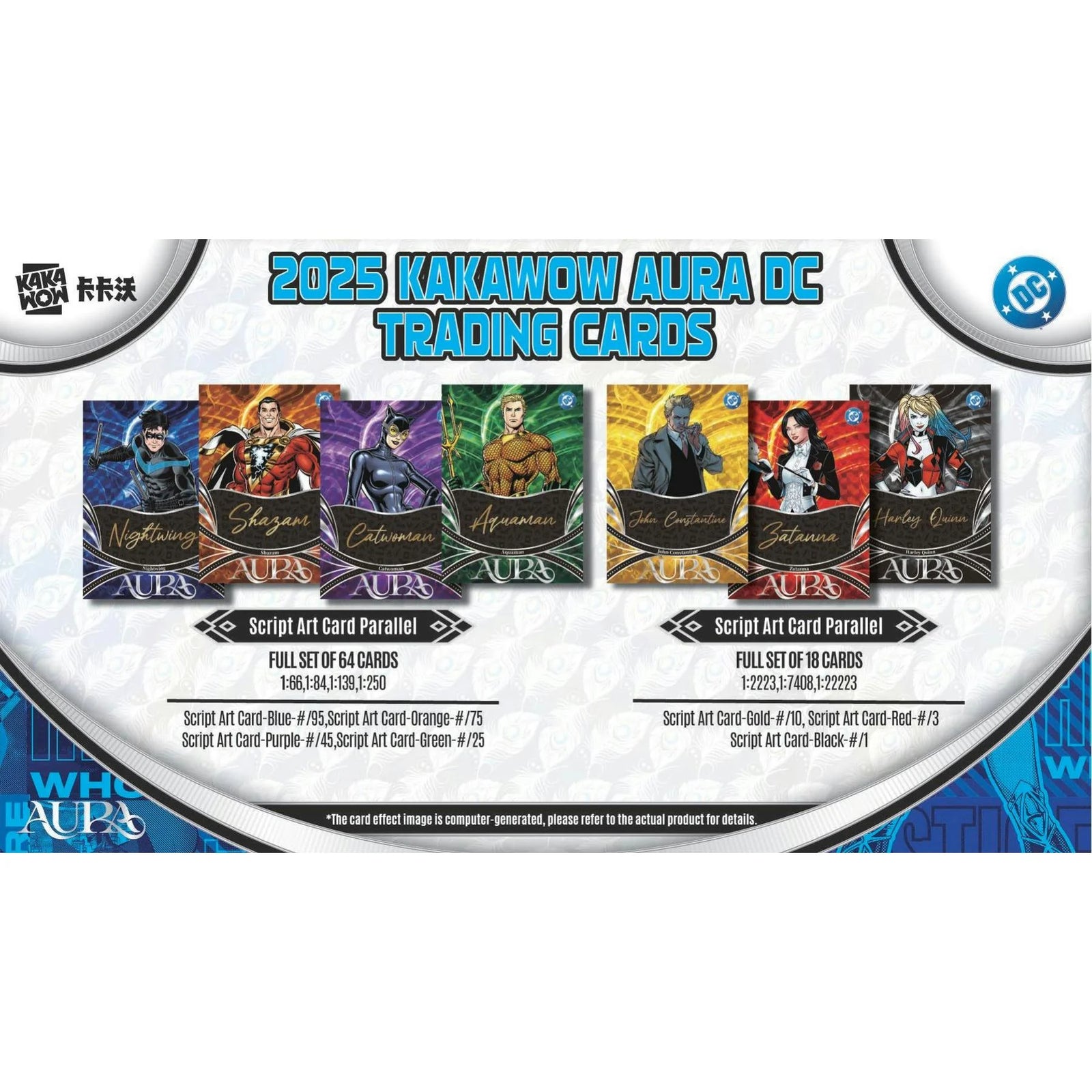 DRAFT - 2025 Kakawow DC Aura Hobby Box | Entertainment Cards