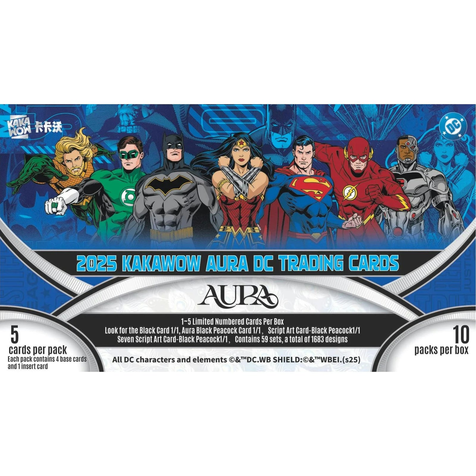 DRAFT - 2025 Kakawow DC Aura Hobby Box | Entertainment Cards