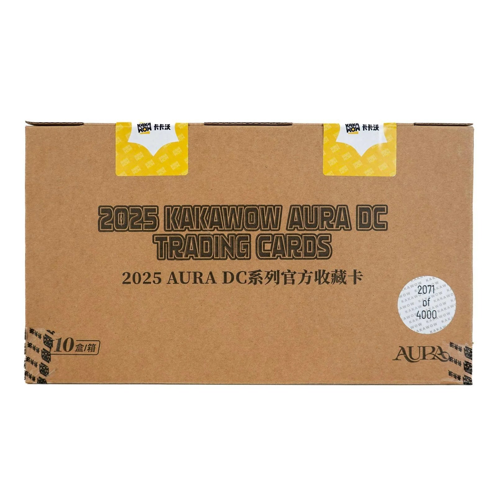 DRAFT - 2025 Kakawow DC Aura Hobby 10-Box Case | New Release
