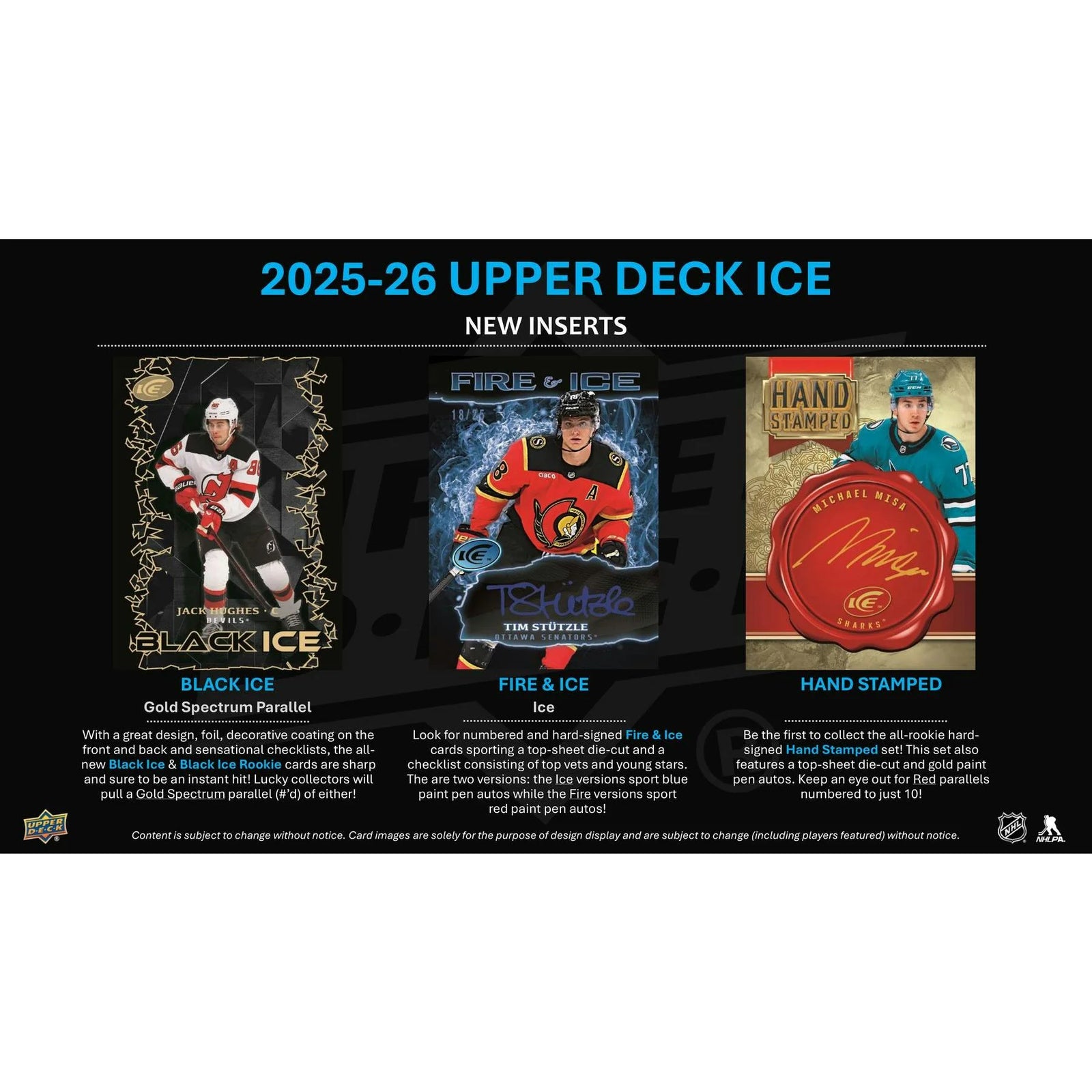 DRAFT - Presell 2025/26 Upper Deck Ice Hockey Hobby Box (Presell) Releases Jul. 15th, 2026