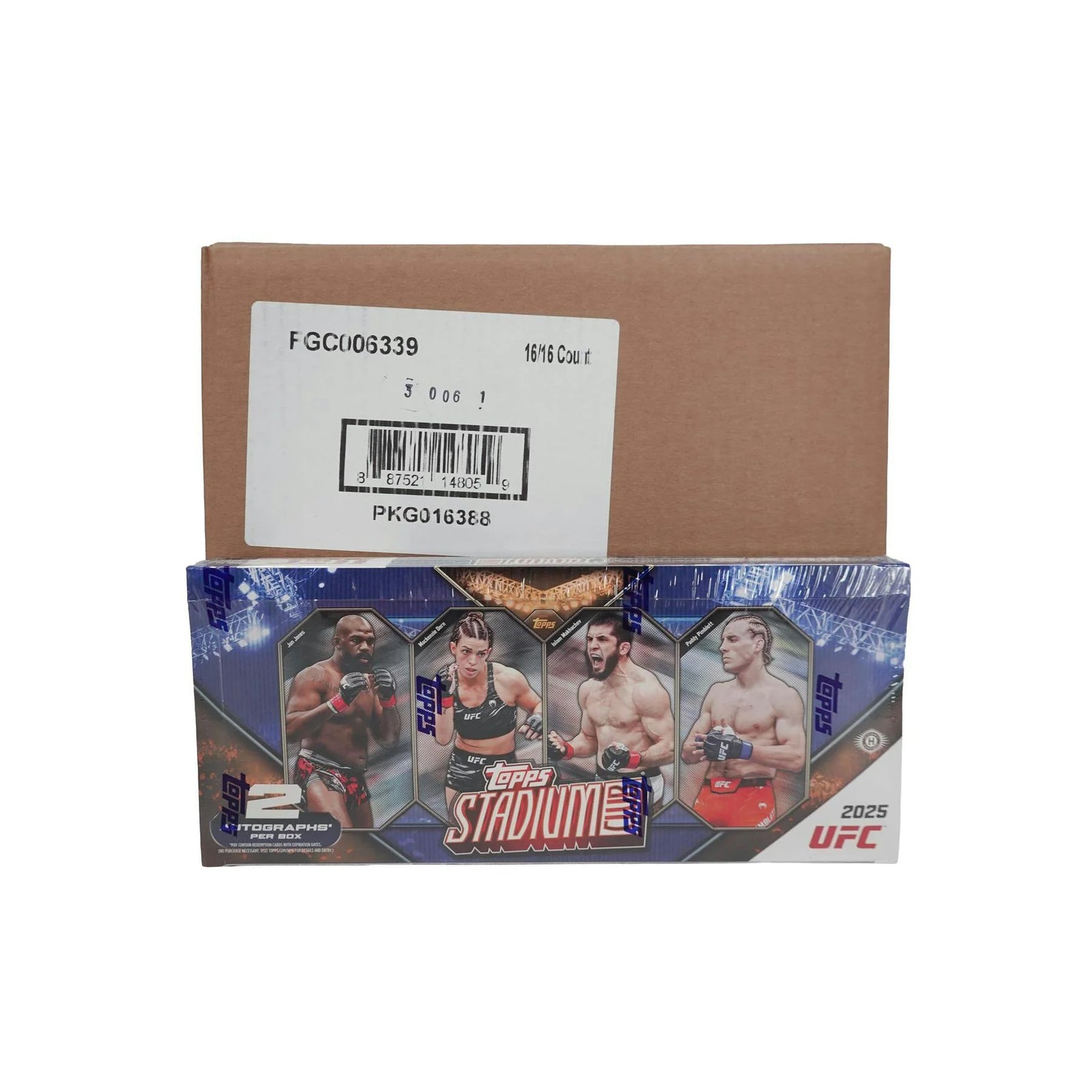 DRAFT - 2025 Topps Stadium Club UFC Hobby 16-Box Case