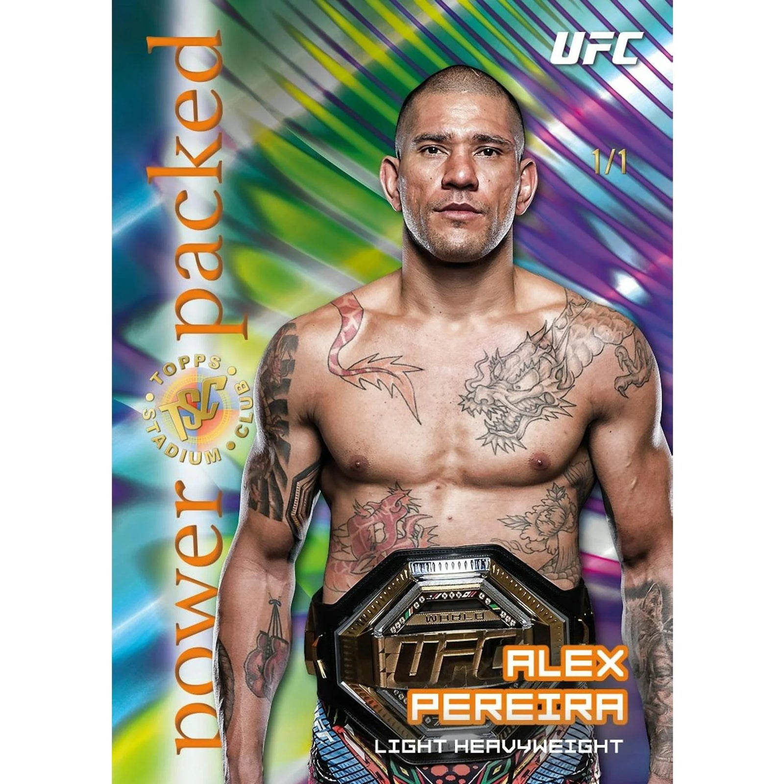 DRAFT - 2025 Topps Stadium Club UFC Hobby 16-Box Case