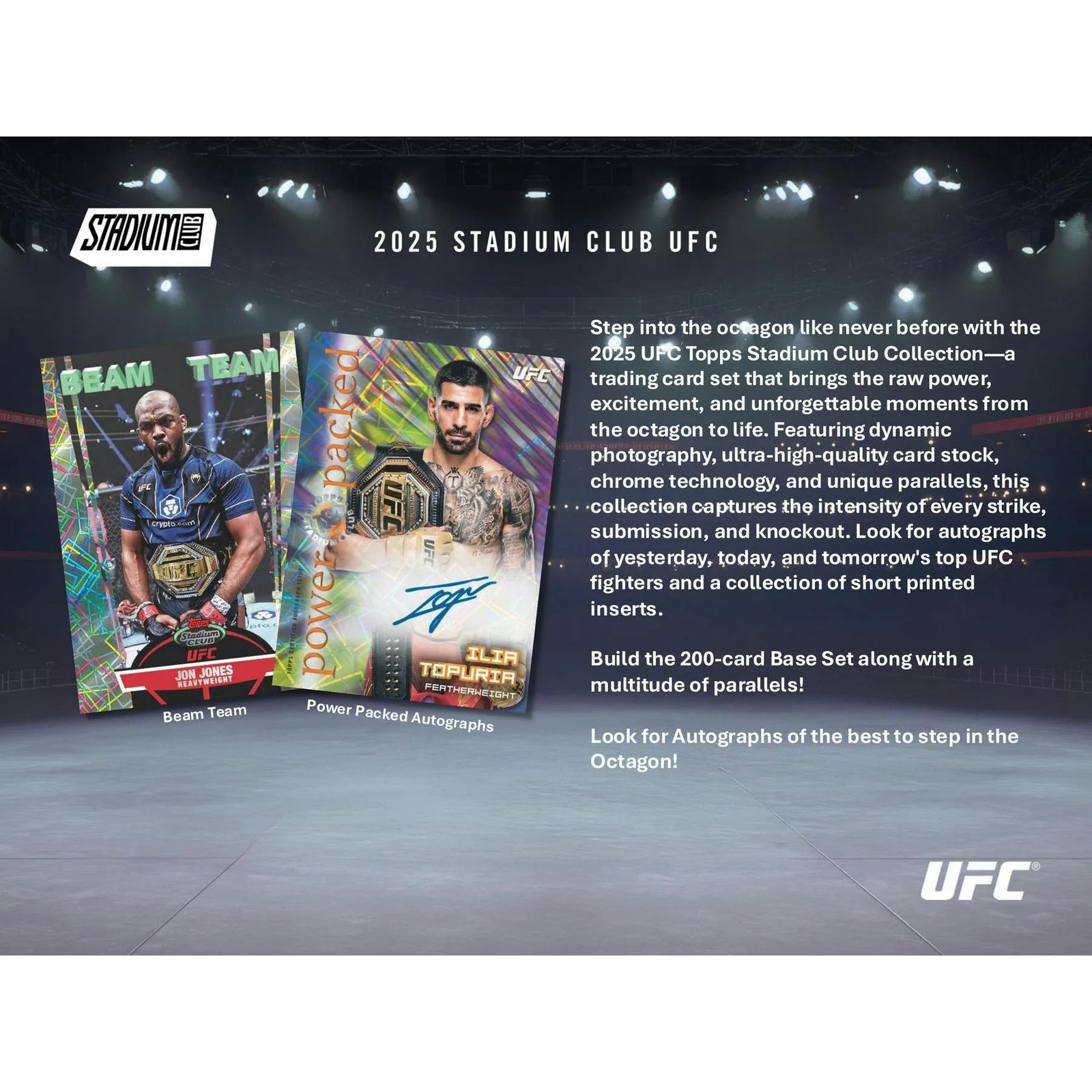 DRAFT - 2025 Topps Stadium Club UFC Mega 20-Box Case