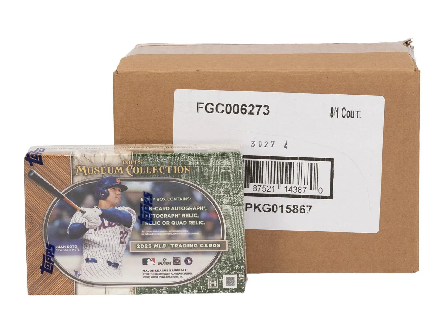 DRAFT - 2025 Topps Museum Collection Baseball Hobby 8-Box Case