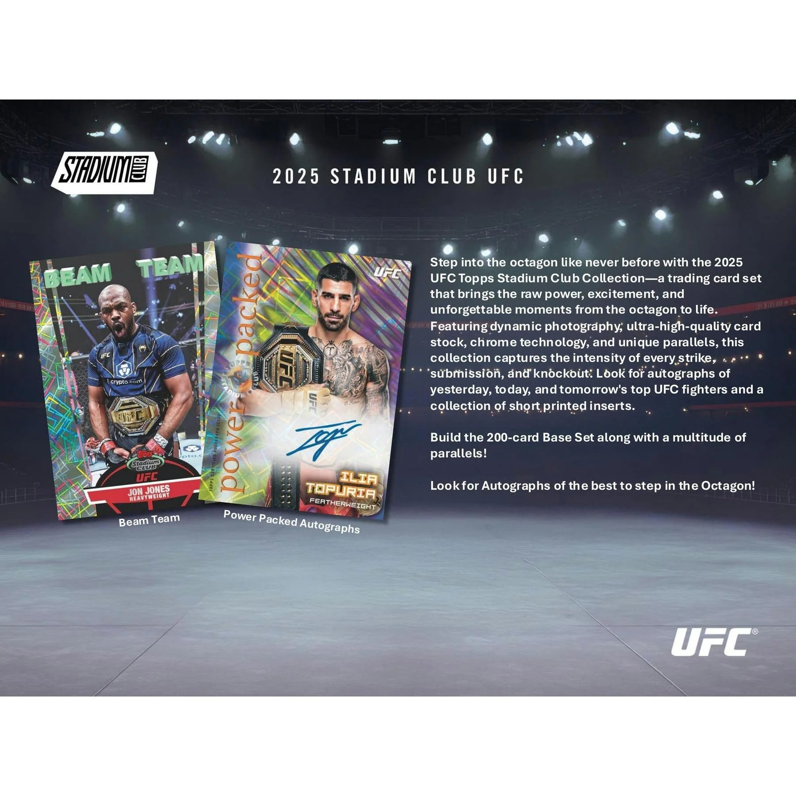 DRAFT - 2025 Topps Stadium Club UFC Blaster 40-Box Case