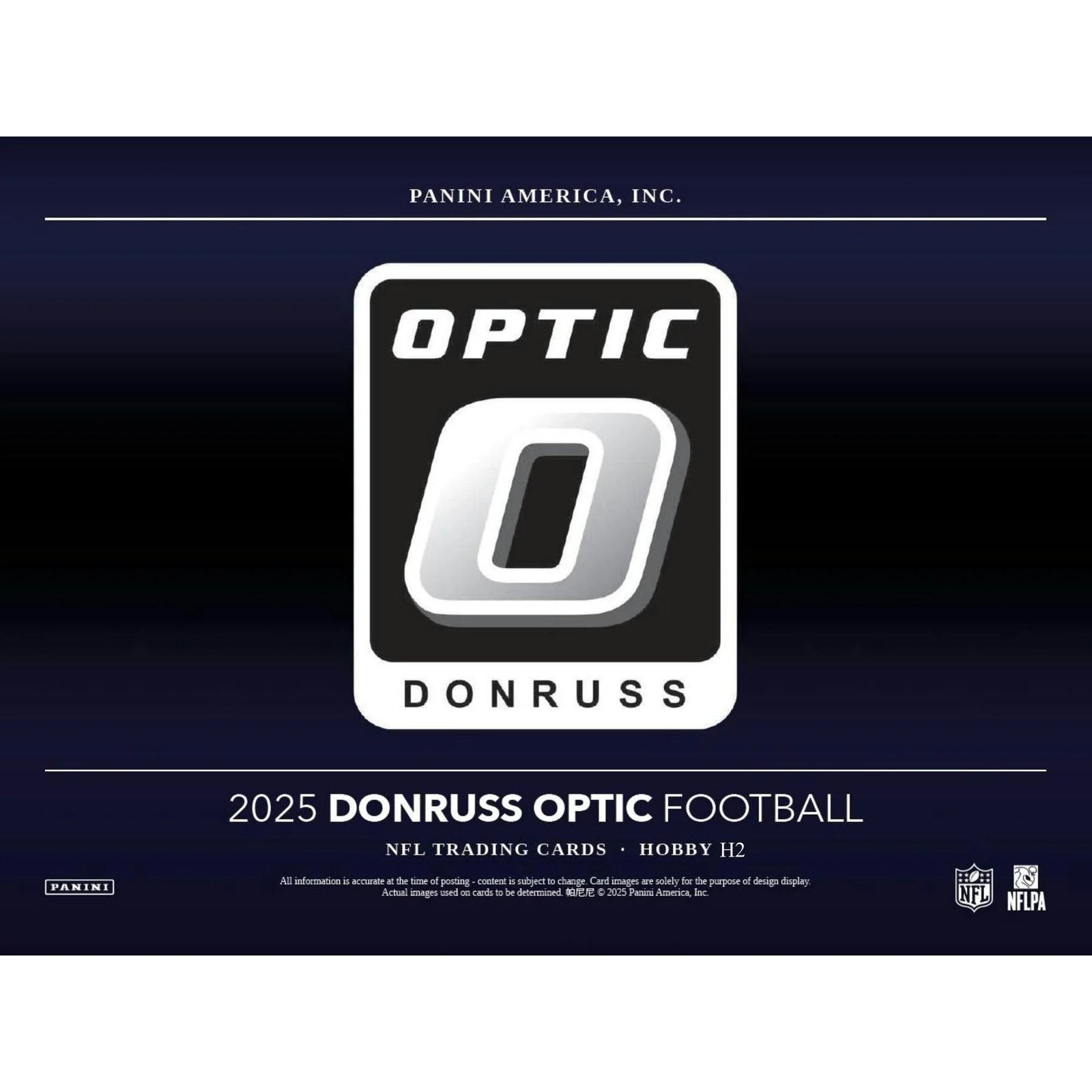 DRAFT - 2025 Panini Donruss Optic Football H2 Box | dacardworld:BVCF0XQS4B