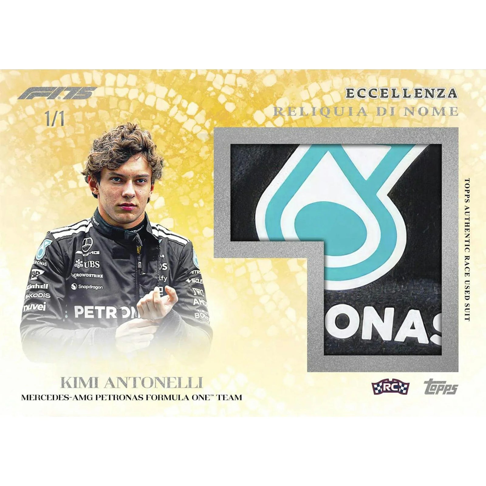 DRAFT - 2025 Topps Formula 1 Eccellenza Hobby Box