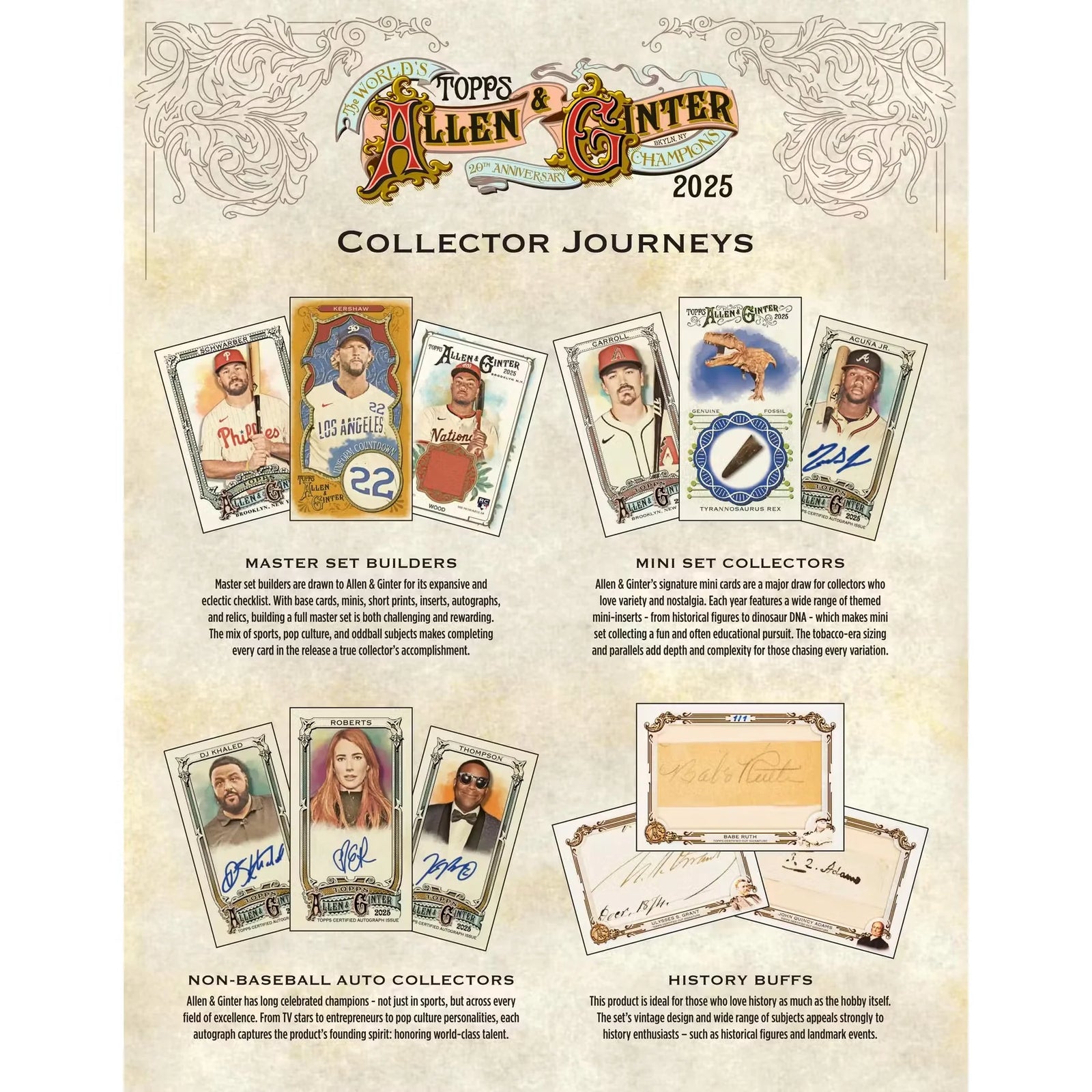 2025 Topps Allen Ginter Baseball Hobby Box Mitchell Ness