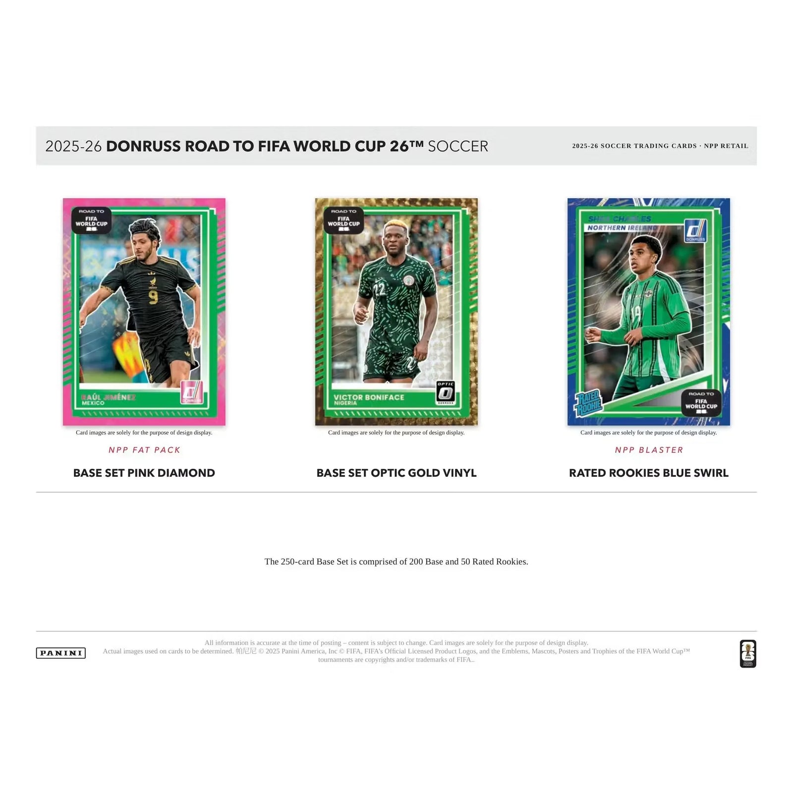 DRAFT - 2025/26 Panini Donruss Road to FIFA World Cup Soccer Blaster Box