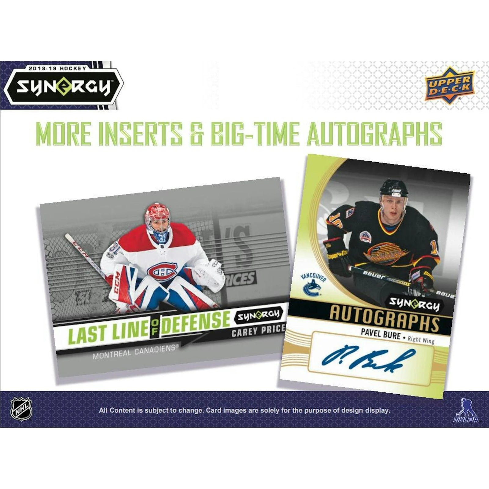 DRAFT - Just In 2018/19 Upper Deck Synergy Hockey Hobby Box
