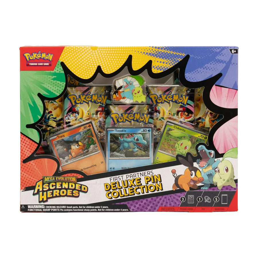 DRAFT - Pokemon Mega Evolution Ascended Heroes First Partners Deluxe Pin | dacardworld:BVCK0IL28P