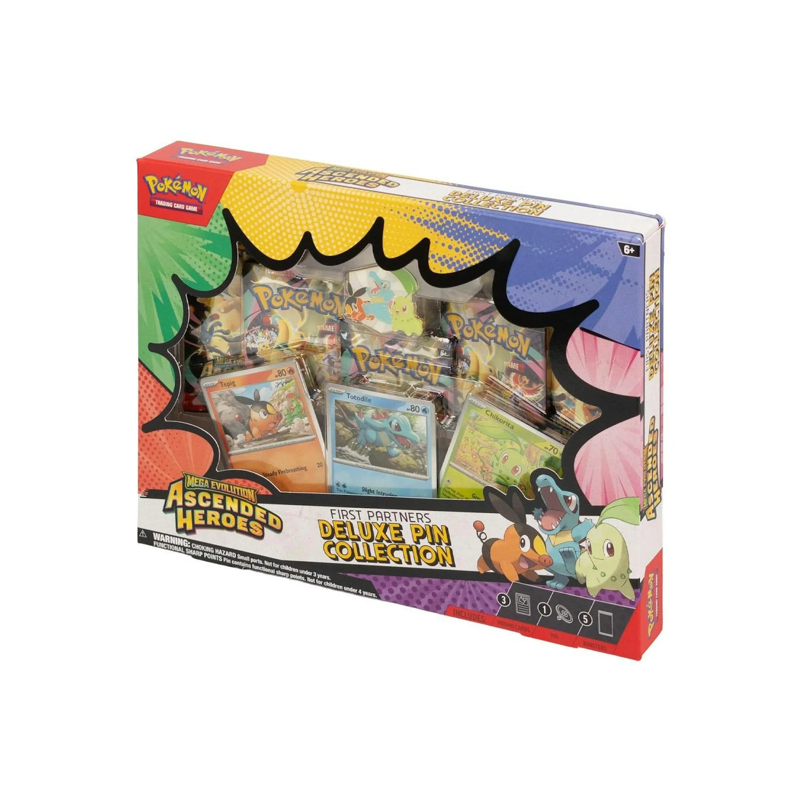 DRAFT - Pokemon Mega Evolution Ascended Heroes First Partners Deluxe Pin | dacardworld:BVCK0IL28P