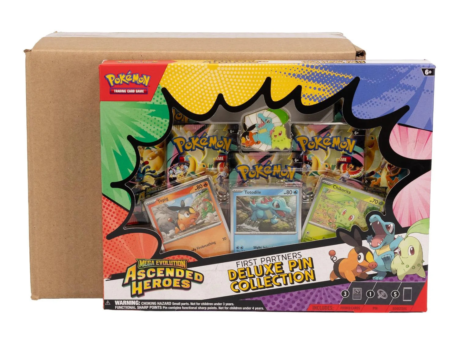 DRAFT - Pokemon Mega Evolution Ascended Heroes First Partners Deluxe Pin | dacardworld:BVCK0ITG3L