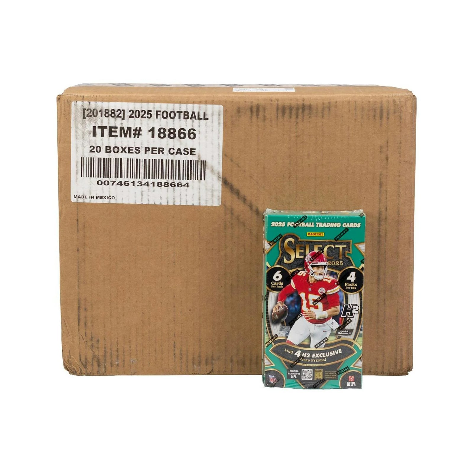 DRAFT - 2025 Panini Select Football H2 20-Box Case | Hobby