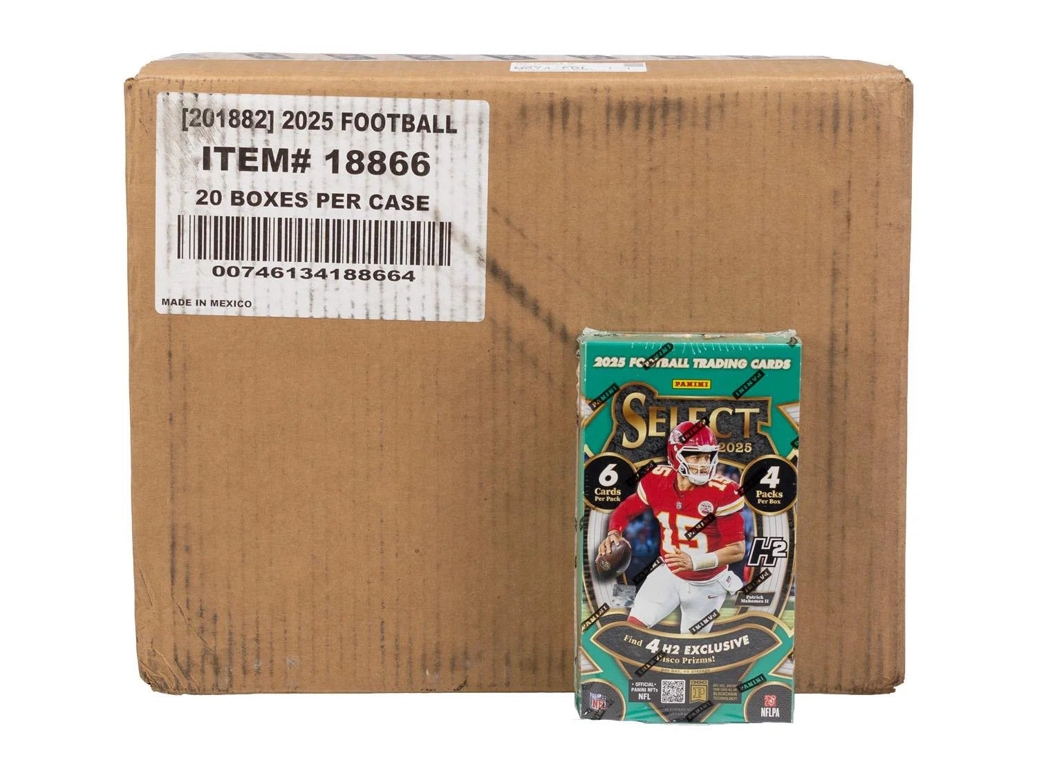 DRAFT - 2025 Panini Select Football H2 20-Box Case | Hobby
