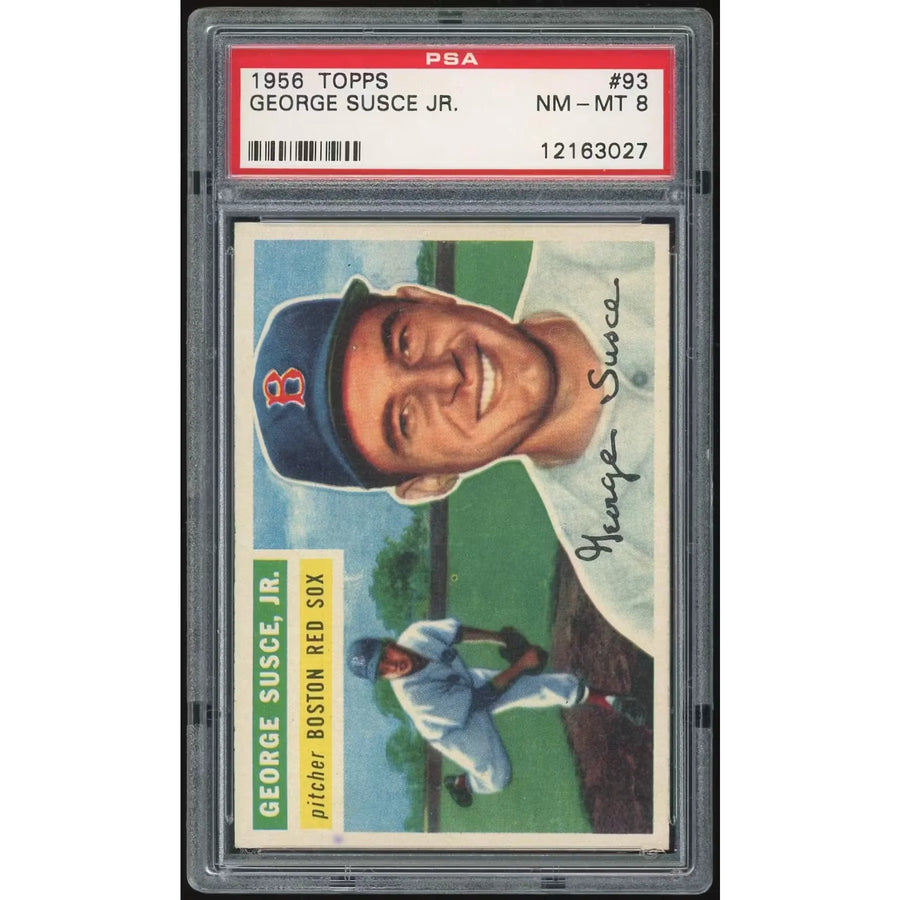1956 Topps #93 George Susce Jr. Baseball Card | PSA 8