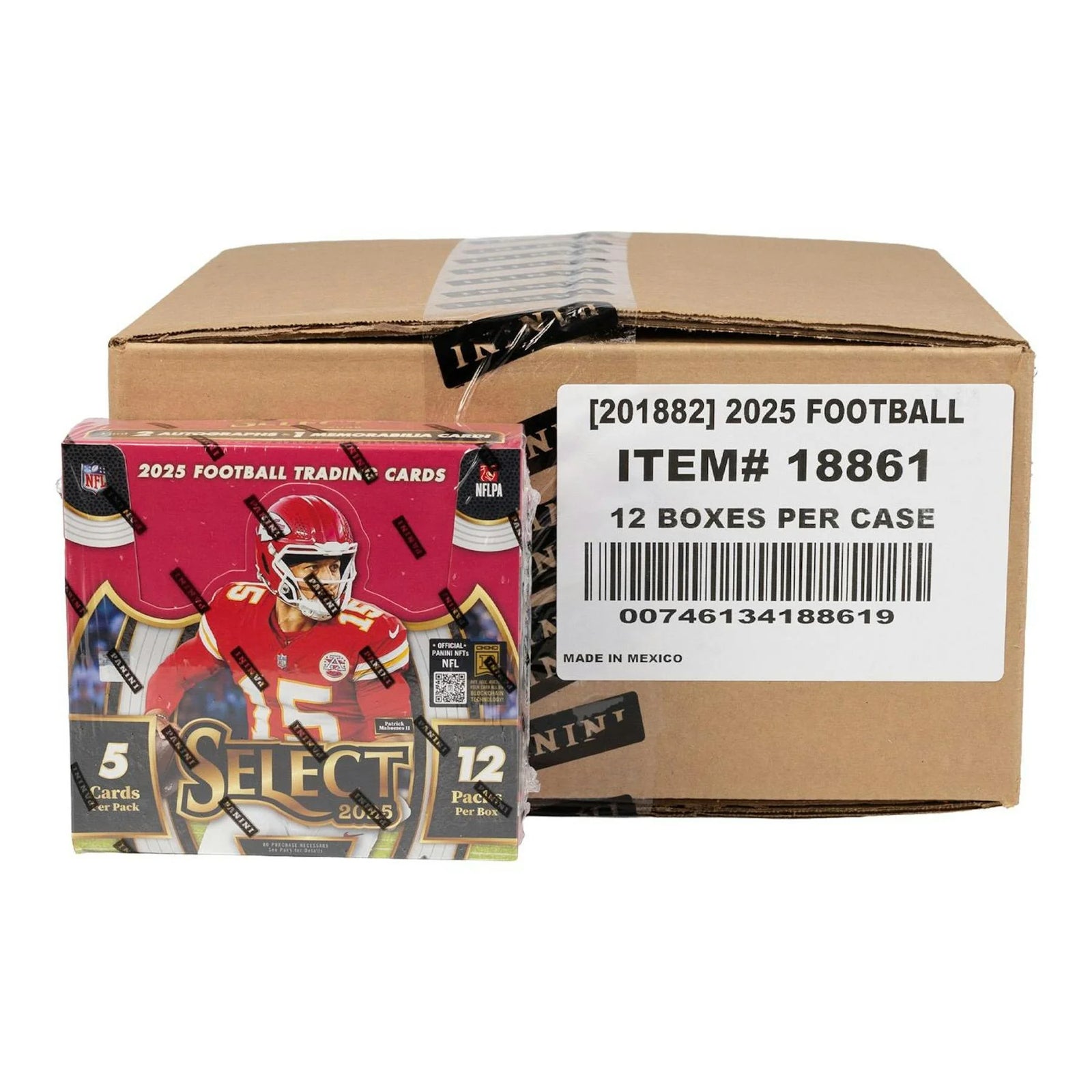 DRAFT - New 2025 Panini Select Football Hobby 12-Box Case