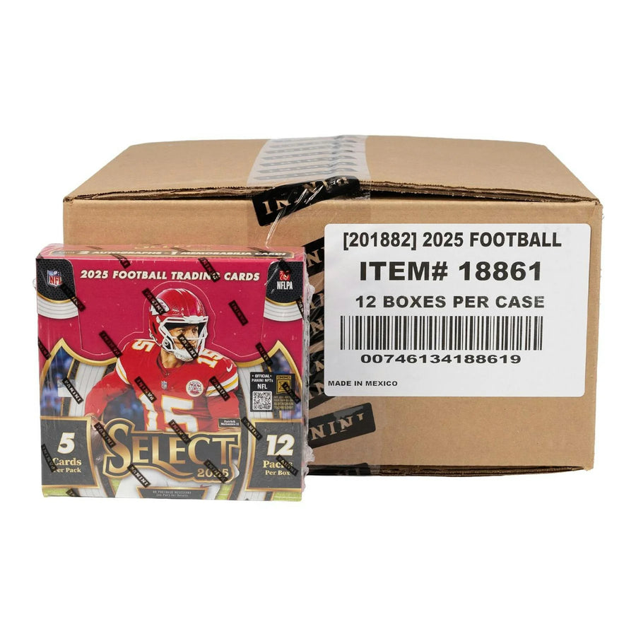 DRAFT - New 2025 Panini Select Football Hobby 12-Box Case