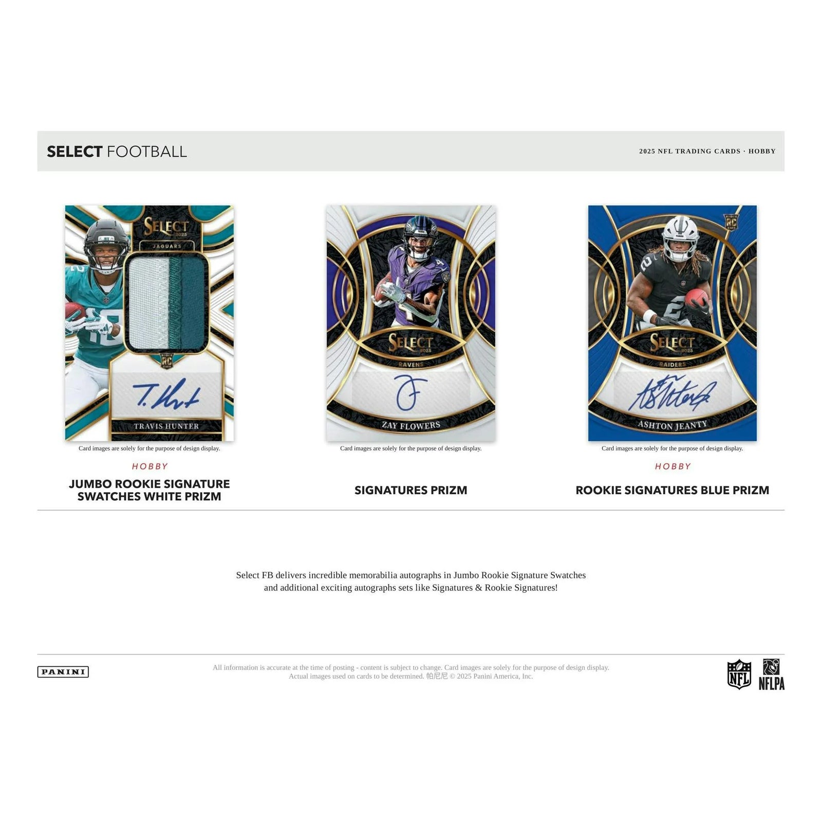 DRAFT - New 2025 Panini Select Football Hobby 12-Box Case