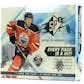 DRAFT - Just In 2018/19 Upper Deck SPx Hockey Hobby Box
