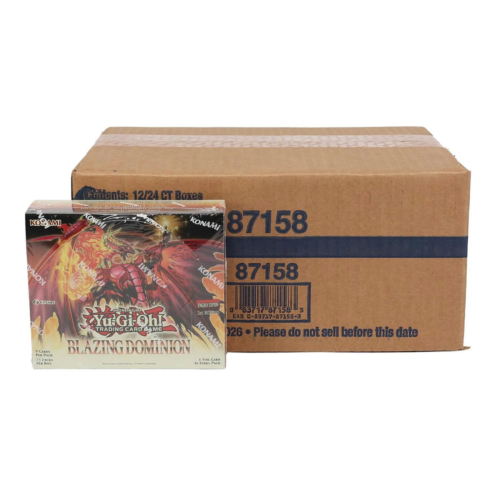 DRAFT - Yu-Gi-Oh Blazing Dominion Booster 12-Box Case | Sealed