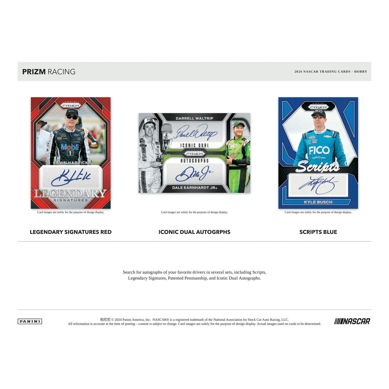 DRAFT - 2024 Panini Prizm NASCAR Racing Hobby Box | First Off The Line