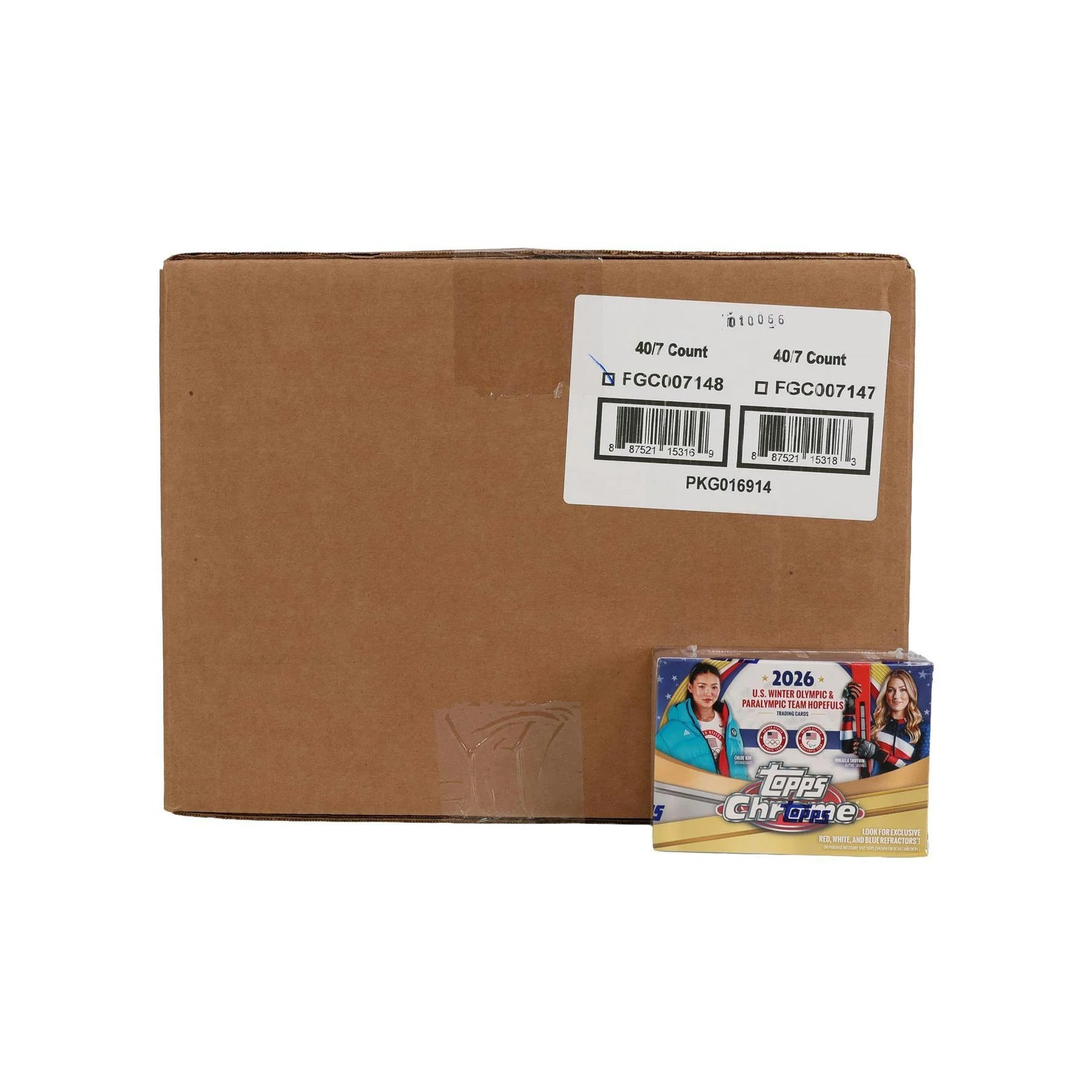DRAFT - New 2026 Topps Chrome U.S. Olympics Blaster 40-Box Case