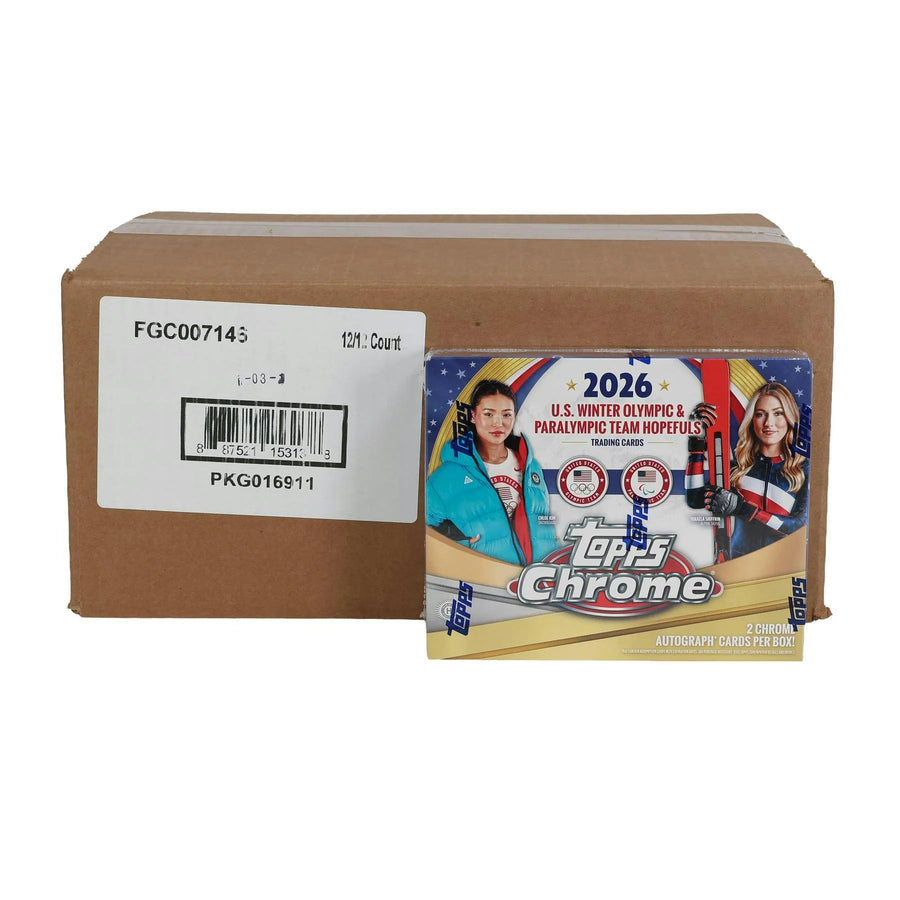 DRAFT - 2026 Topps Chrome U.S. Olympics Hobby 12-Box Case