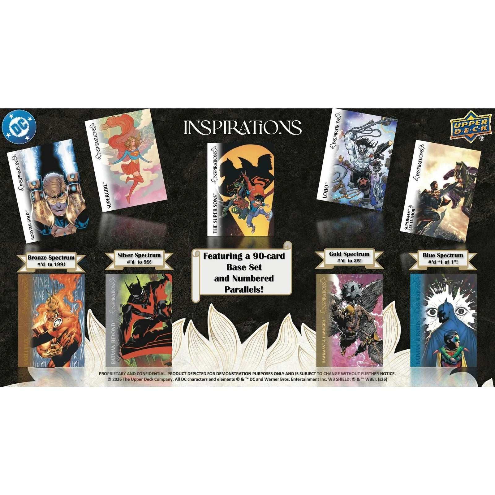 DRAFT - 2025 Upper Deck Inspirations DC Hobby Box | Presell