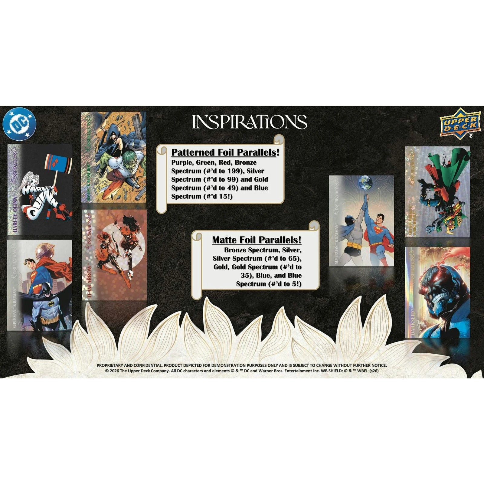 DRAFT - 2025 Upper Deck Inspirations DC Hobby Box | Presell