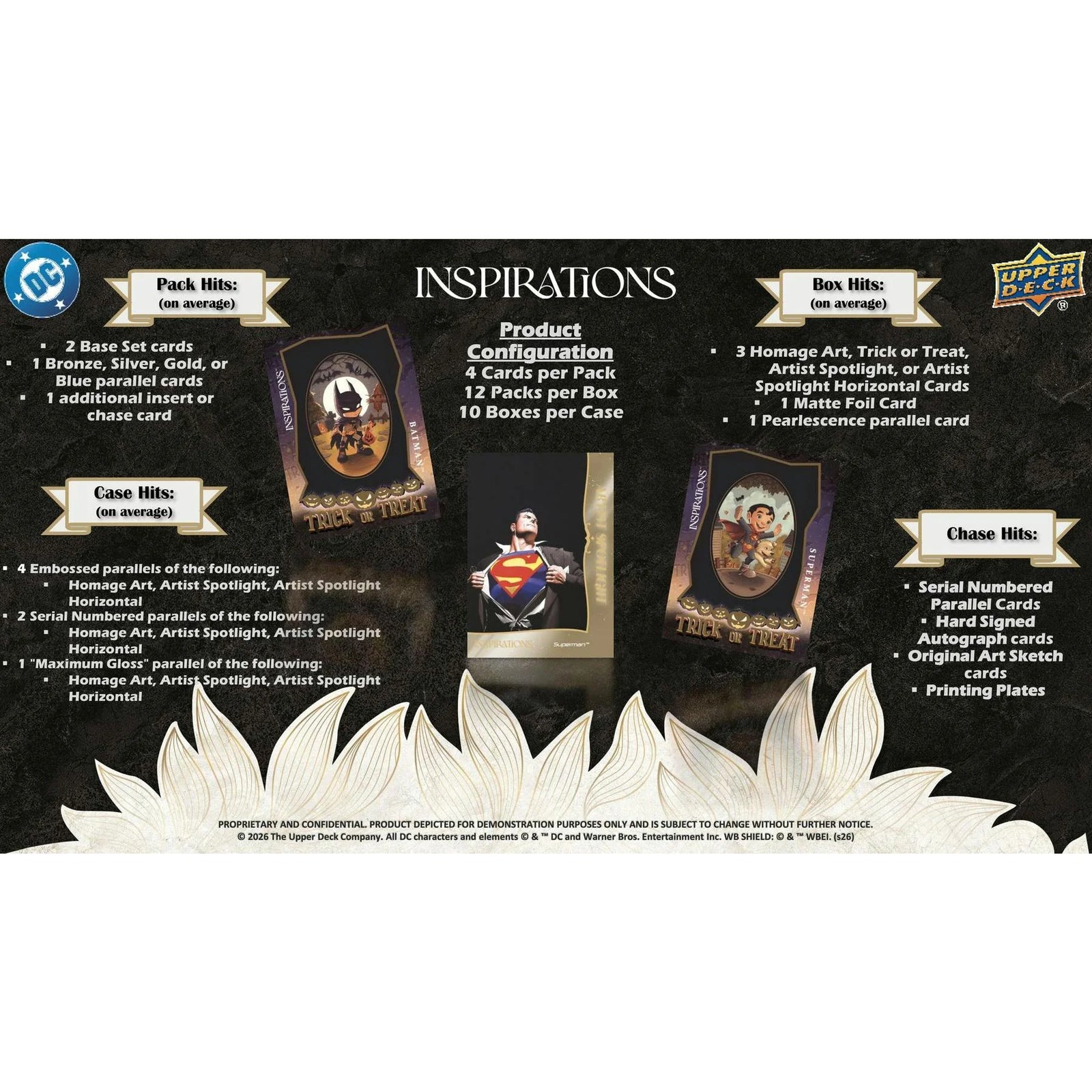 DRAFT - 2025 Upper Deck Inspirations DC Hobby Box | Presell