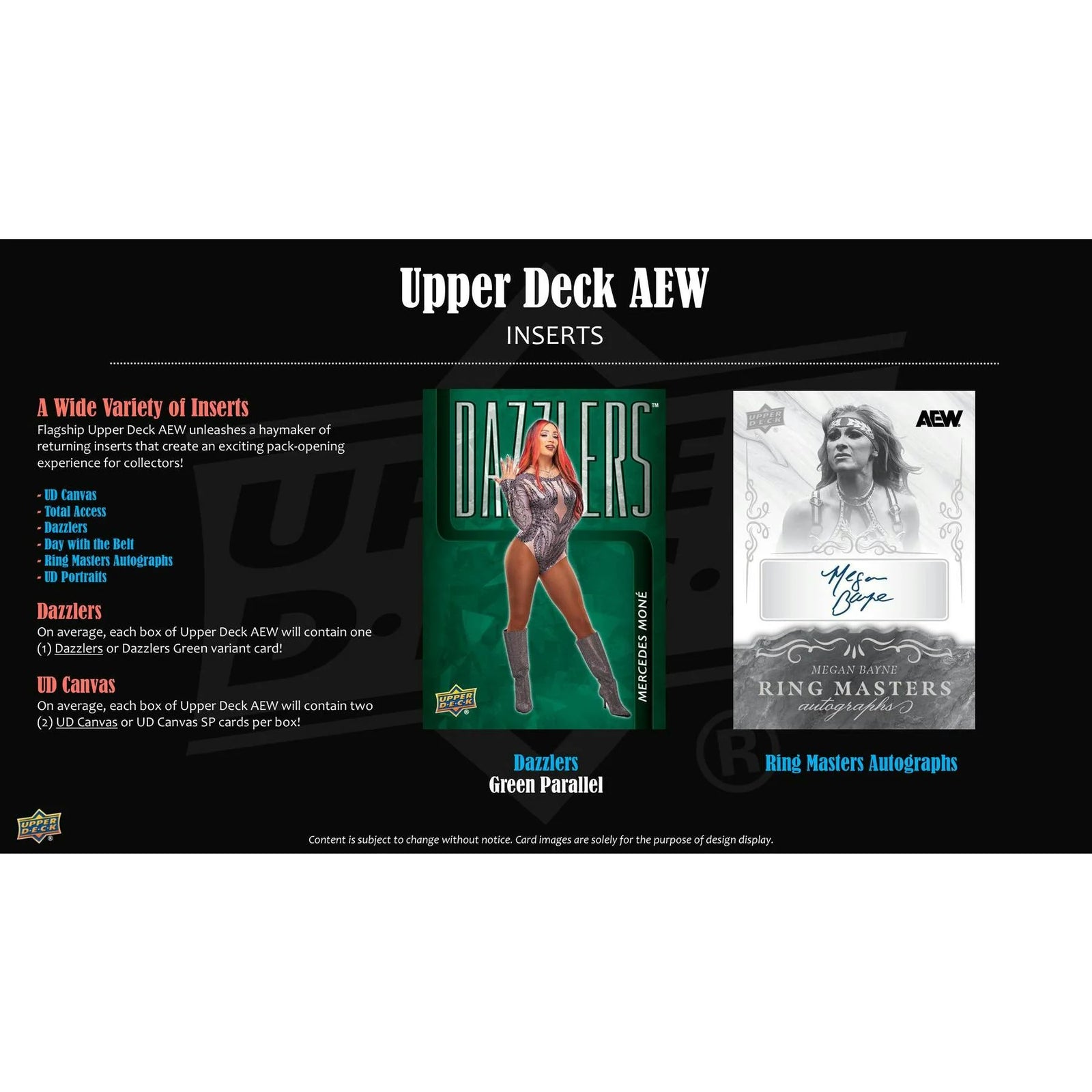 DRAFT - Presell 2026 Upper Deck AEW All Elite Wrestling Hobby 16-Box Case (Presell) Releases Jun. 10th, 2026