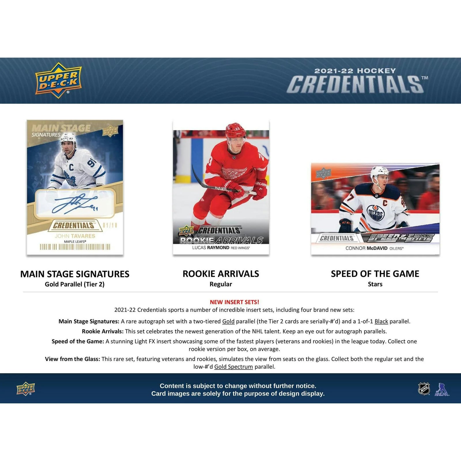 DRAFT - 2021-22 Upper Deck Credentials Hockey Hobby Box | dacardworld:BVCP0SIHDW