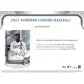 2022 Bowman Chrome Baseball LITE 16-Box Case (Ships Sealed Only)