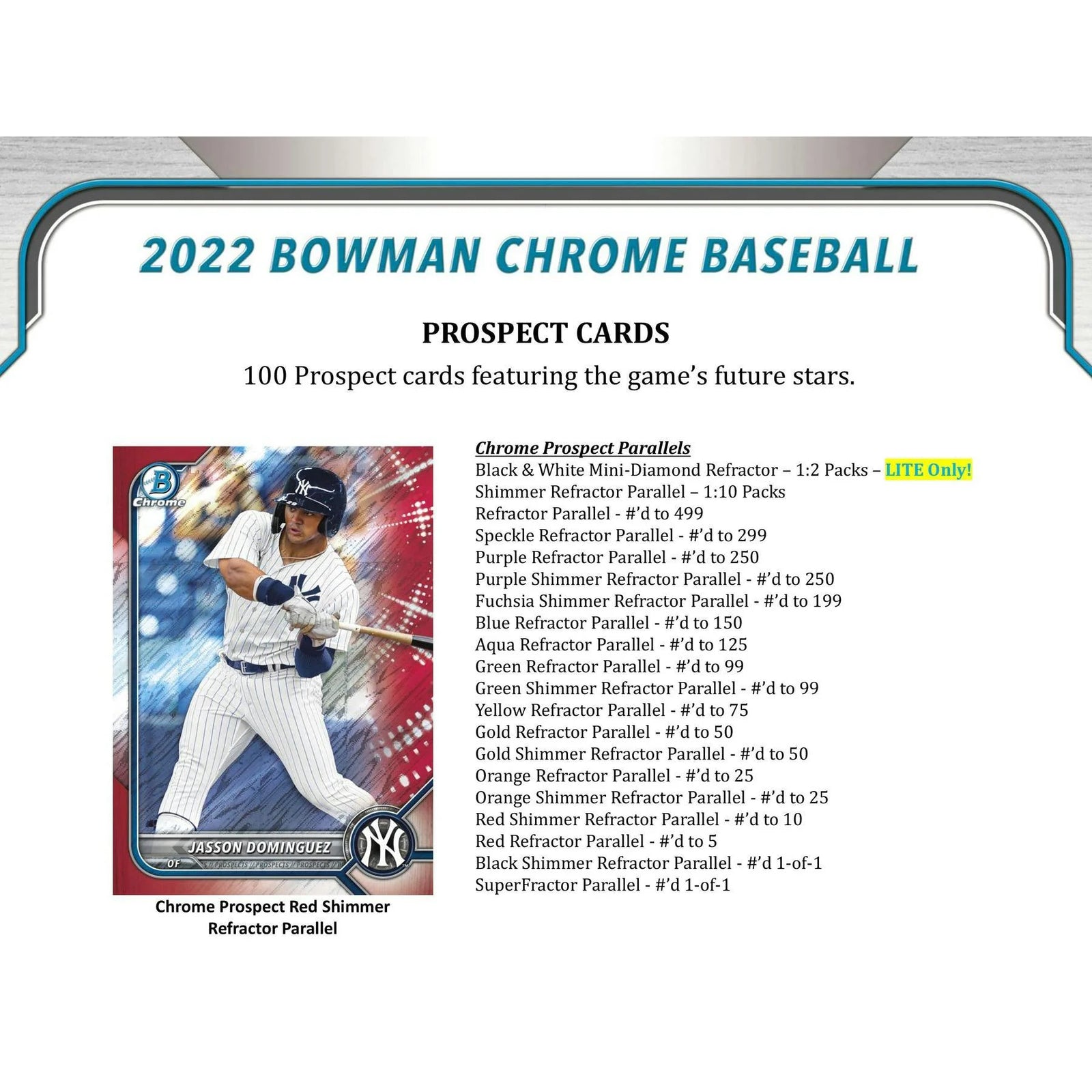 DRAFT - Just In 2022 Bowman Chrome Baseball LITE Box