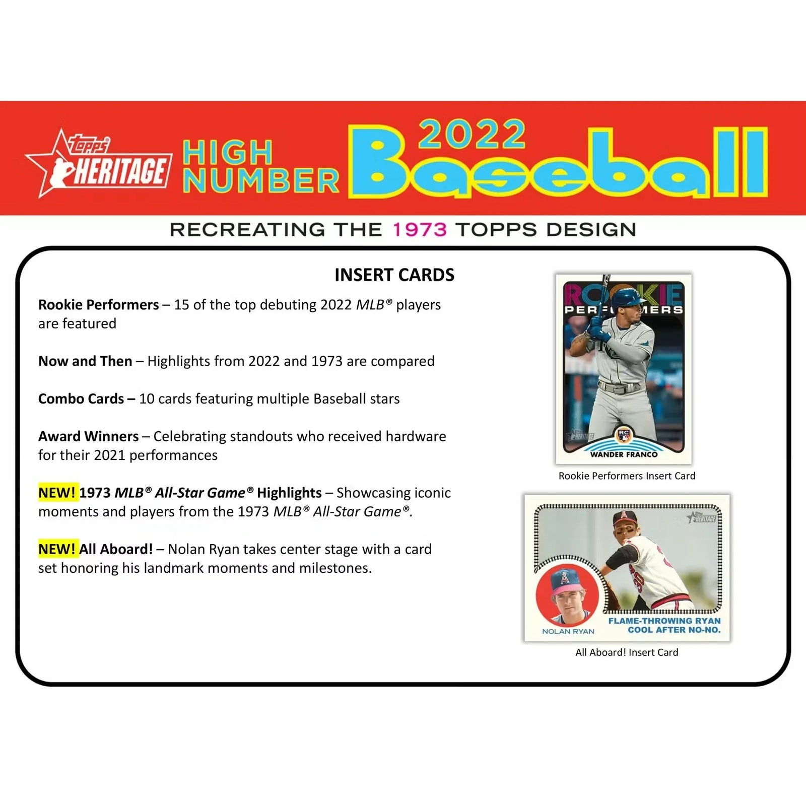 2022 Topps Heritage High Number Baseball Hobby 12-Box Case (Ships Sealed Only) - D