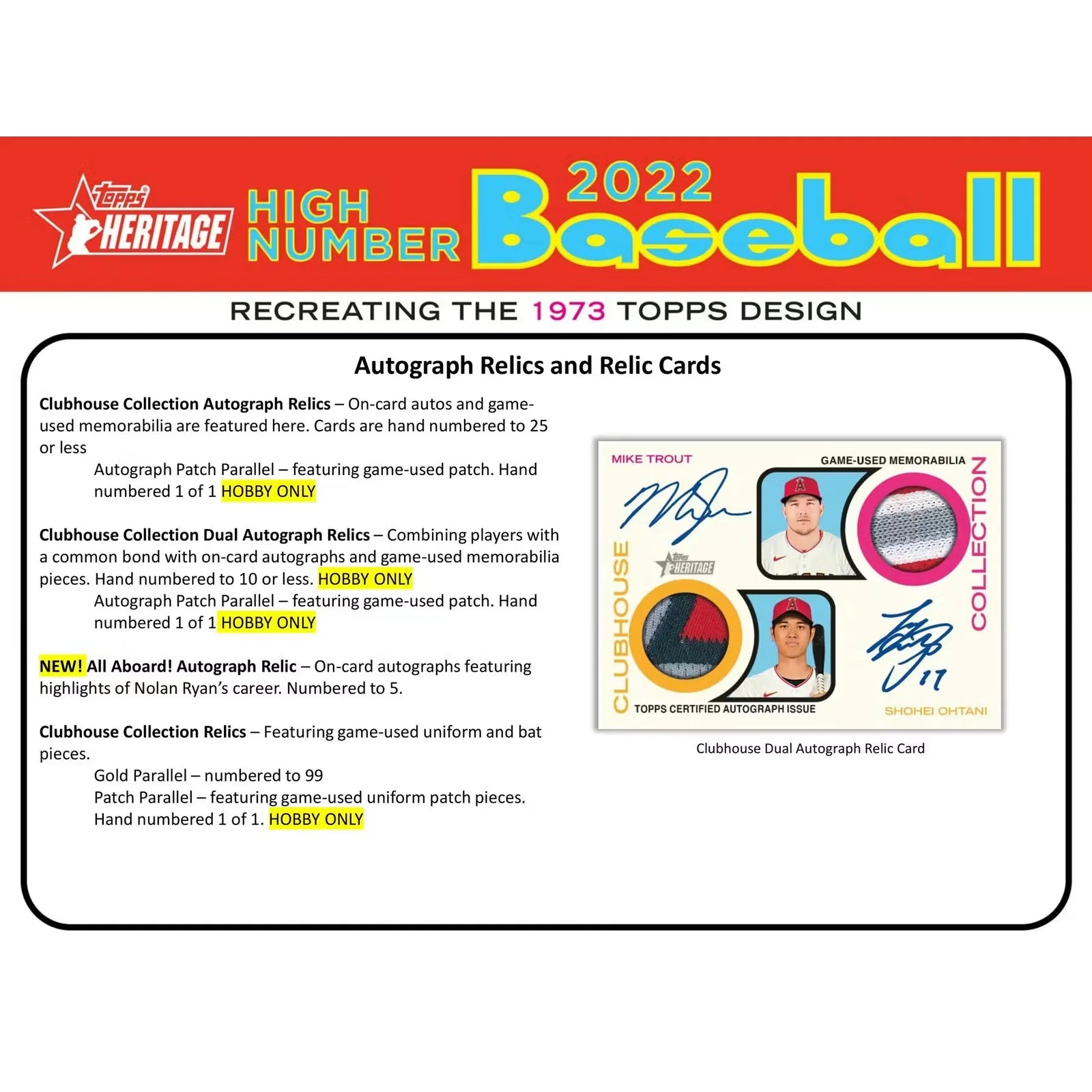 2022 Topps Heritage High Number Baseball Hobby 12-Box Case (Ships Sealed Only) - D