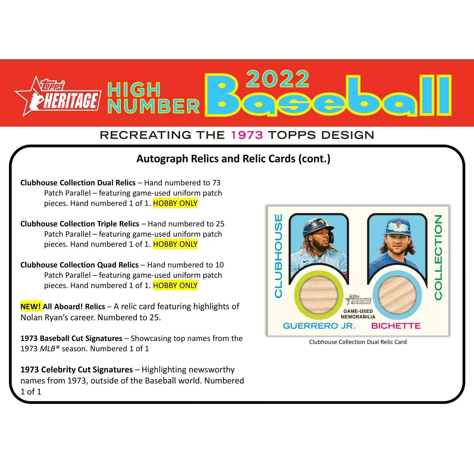2022 Topps Heritage High Number Baseball Hobby 12-Box Case (Ships Sealed Only) - D
