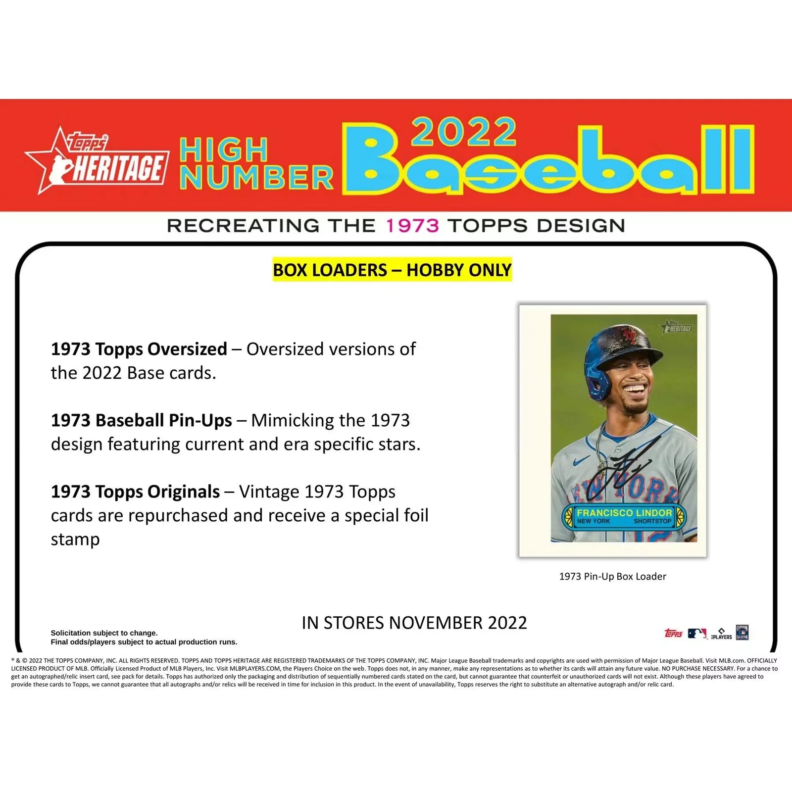 2022 Topps Heritage High Number Baseball Hobby 12-Box Case (Ships Sealed Only) - D