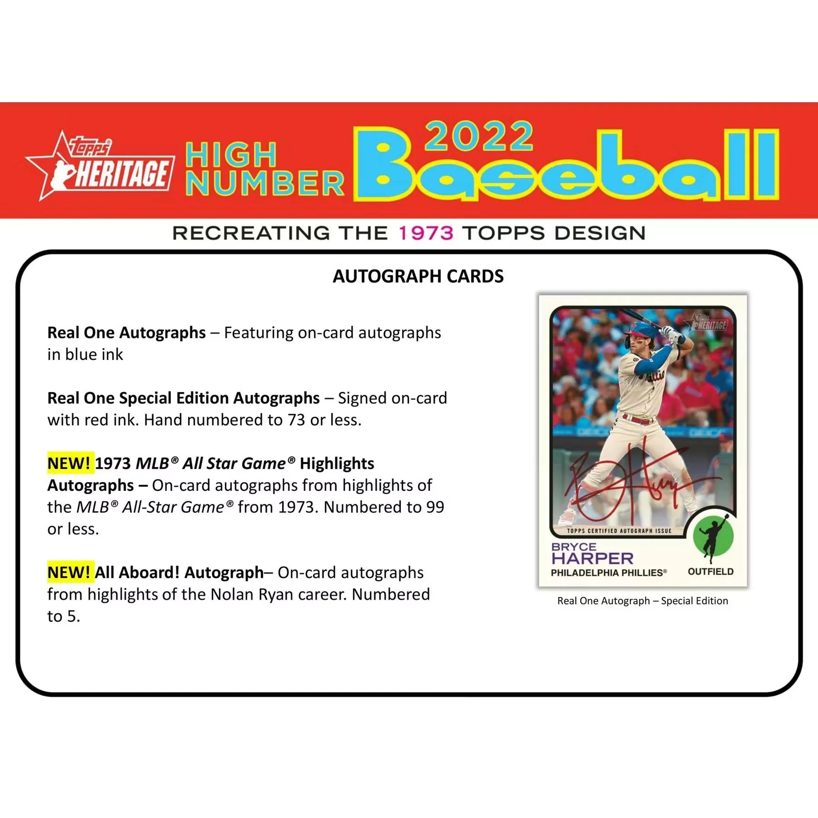 2022 Topps Heritage High Number Baseball Hobby Box (Ships Sealed Only)