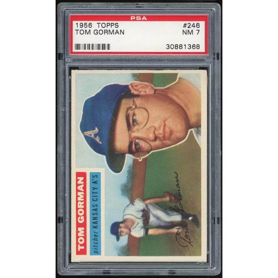 1956 Topps #246 Tom Gorman | PSA 7