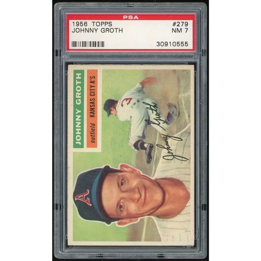1956 Topps #279 Johnny Groth | PSA 7
