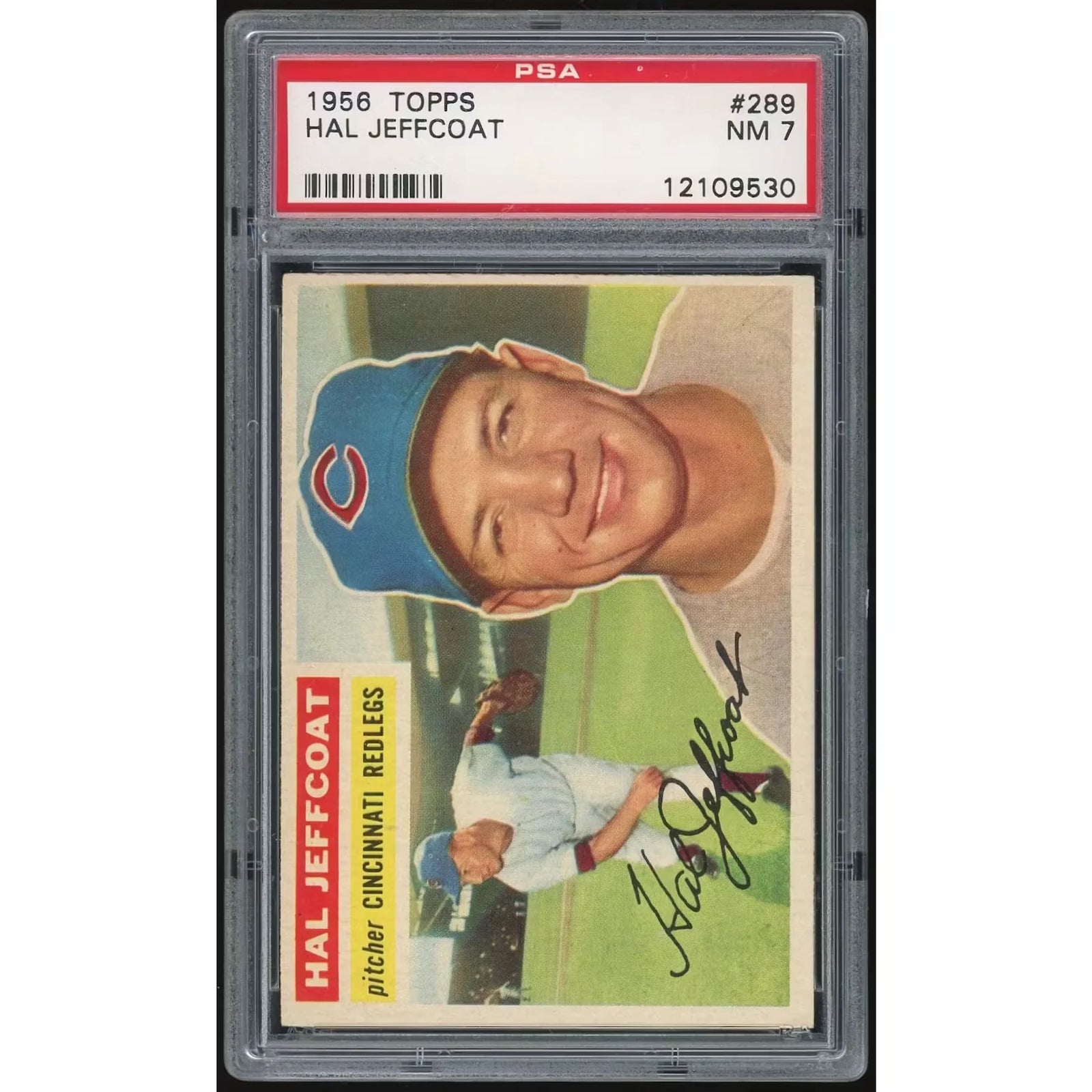 1956 Topps #289 Hal Jeffcoat Card | PSA 7