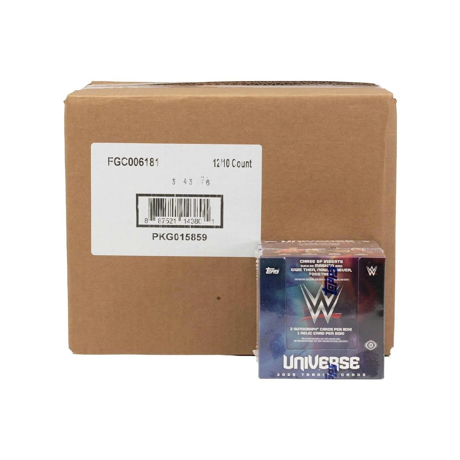 DRAFT - 2025 Topps WWE Universe Wrestling Hobby 12-Box Case