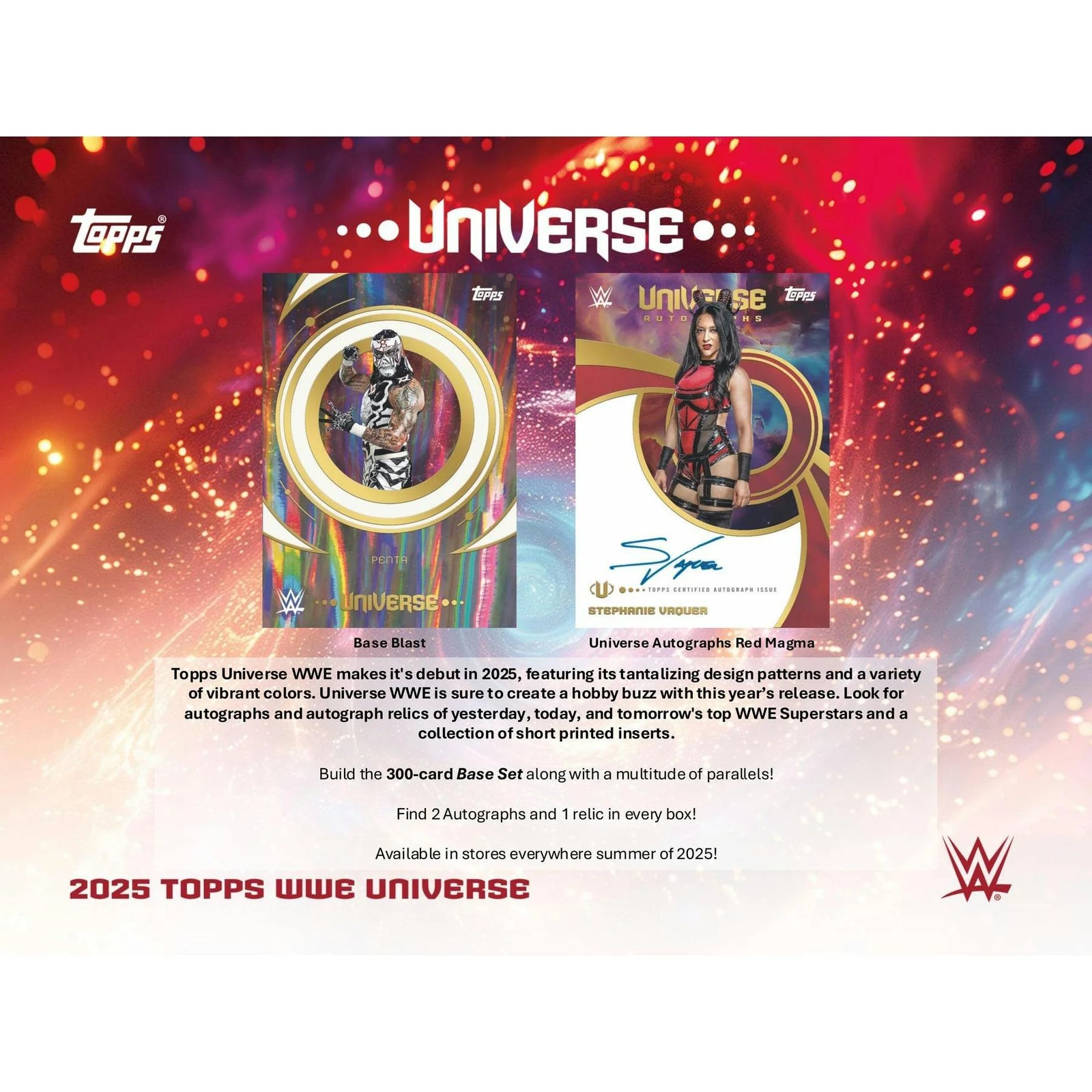DRAFT - 2025 Topps WWE Universe Wrestling Hobby 12-Box Case
