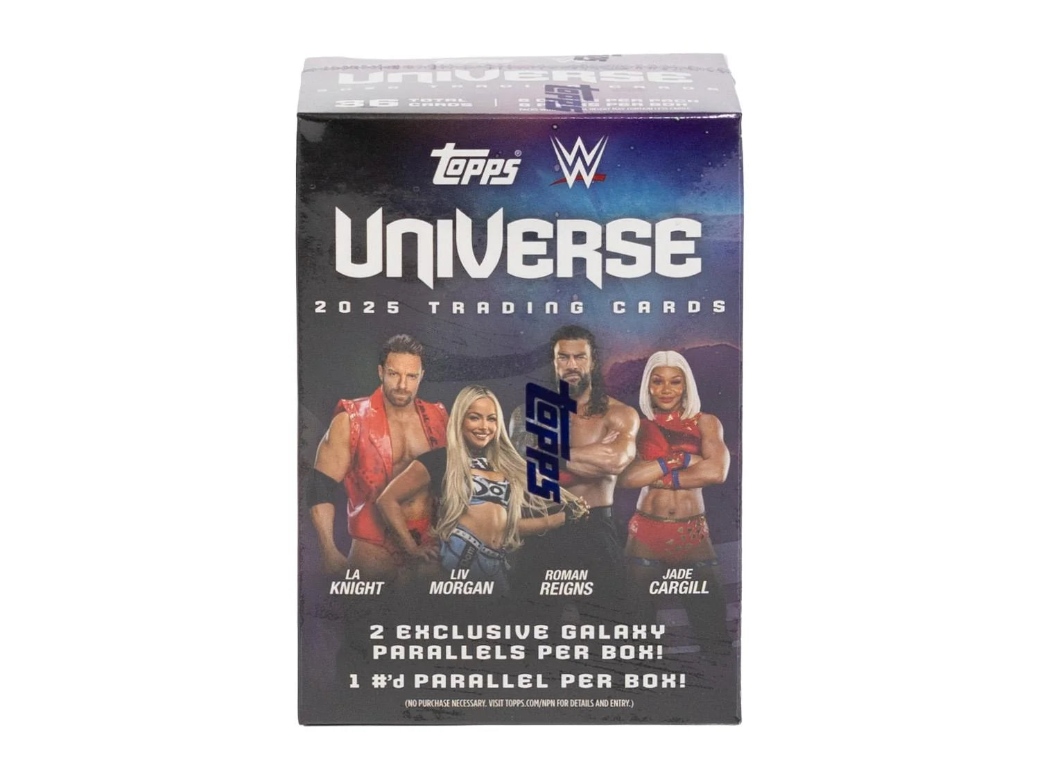 DRAFT - 2025 Topps WWE Universe Wrestling Blaster Box | 6 Packs